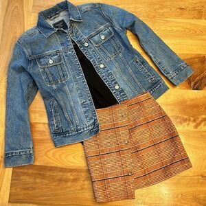 Gianni Bini mini skirt‎ wool plaid